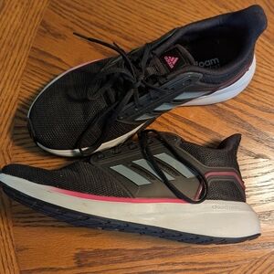 Adidas EQ19 run women black pink training shoes